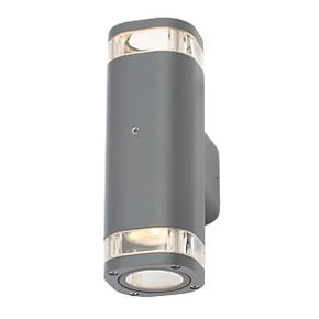 Zinc EOS Outdoor Wall Light With Photocell Anthracite 2 Zinc EOS Outdoor Wall Light With Photocell Anthracite - Image 2