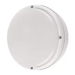 Philips Ledinaire Indoor & Outdoor Maintained Emergency Round LED Bulkhead White 17W 1700lm