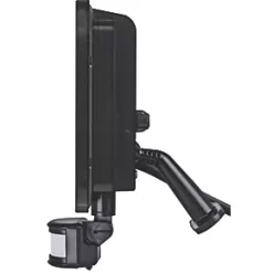 Luceco Castra Outdoor LED Floodlight With PIR Sensor Black 50W 5400lm -LightPro Shop 285KJ A2