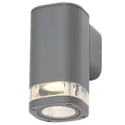 Zinc EOS Outdoor Up or Down Wall Light Anthracite