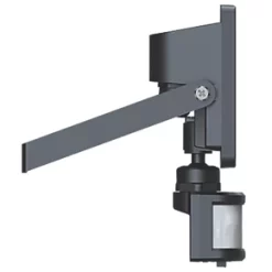 LAP Weyburn Outdoor LED Floodlight With PIR Sensor Black 20W 2000lm -LightPro Shop 335PG A2