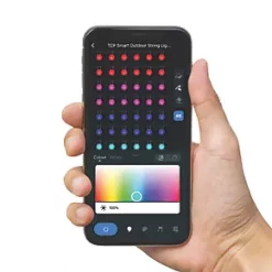 TCP 10m Outdoor LED Bobble RGB Bluetooth String Lights 4W 56lm -LightPro Shop 339FV A3