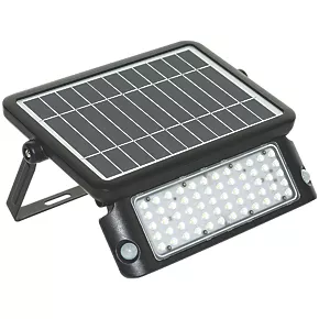 Luceco LEXSF11B40 Outdoor LED High Power Solar Floodlight With PIR & Photocell Sensor Black 1080lm 2 Luceco LEXSF11B40 Outdoor LED High Power Solar Floodlight With PIR & Photocell Sensor Black 1080lm - Image 2