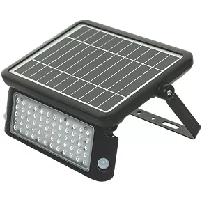 Luceco LEXSF11B40 Outdoor LED High Power Solar Floodlight With PIR & Photocell Sensor Black 1080lm 1 Luceco LEXSF11B40 Outdoor LED High Power Solar Floodlight With PIR & Photocell Sensor Black 1080lm