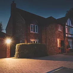 Luceco Castra Smart Outdoor LED Floodlight With PIR Sensor Black 20W 2000lm -LightPro Shop 347KJ A5