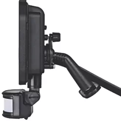 Luceco Castra Outdoor LED Floodlight With PIR Sensor Black 20W 2200lm -LightPro Shop 357KJ A2