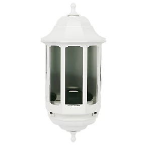 ASD Half Lantern Outdoor Slave Half Lantern Wall Light White 1 ASD Half Lantern Outdoor Slave Half Lantern Wall Light White