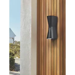 Coast Skye Outdoor Wall Light Black -LightPro Shop 401KJ A2