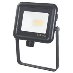 Brackenheath Indoor & Outdoor LED Floodlight Black 10W 900lm
