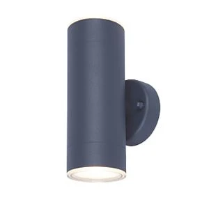 LAP Candiac Outdoor LED Up & Down Wall Light Charcoal Grey 8.6W 2 x 350lm 2 LAP Candiac Outdoor LED Up & Down Wall Light Charcoal Grey 8.6W 2 x 350lm - Image 2