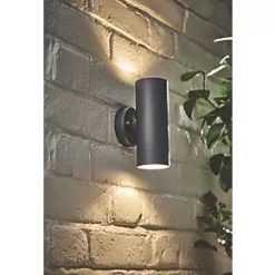 LAP Candiac Outdoor LED Up & Down Wall Light Charcoal Grey 8.6W 2 x 350lm 7 LAP Candiac Outdoor LED Up & Down Wall Light Charcoal Grey 8.6W 2 x 350lm -LightPro Shop 4732X A3