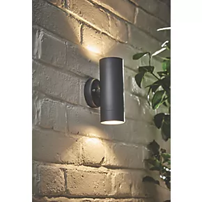 LAP Candiac Outdoor LED Up & Down Wall Light Charcoal Grey 8.6W 2 x 350lm 4 LAP Candiac Outdoor LED Up & Down Wall Light Charcoal Grey 8.6W 2 x 350lm - Image 4