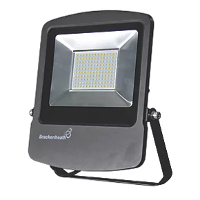 Brackenheath Rex Outdoor LED Industrial Floodlight Black 100W 9000lm 1 Brackenheath Rex Outdoor LED Industrial Floodlight Black 100W 9000lm