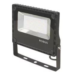 Robus Cosmic Indoor & Outdoor LED Floodlight Black 50W 5260lm