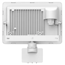 LAP Weyburn Outdoor LED Floodlight With PIR Sensor White 30W 3000lm -LightPro Shop 523PG A3
