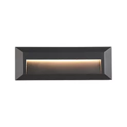Saxby Pilot Outdoor LED Slim-Profile Brick Guide Light Black 2W 65lm -LightPro Shop 534PG A3