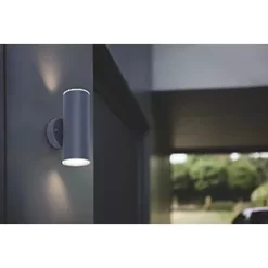 LAP Outdoor LED Up & Down Wall Light Charcoal Grey 8.6W 760lm 6 LAP Outdoor LED Up & Down Wall Light Charcoal Grey 8.6W 760lm -LightPro Shop 558PP A2