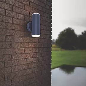 LAP Outdoor LED Up & Down Wall Light Charcoal Grey 8.6W 760lm 4 LAP Outdoor LED Up & Down Wall Light Charcoal Grey 8.6W 760lm - Image 4