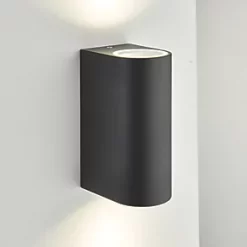 LAP Outdoor Up & Down Wall Light Black -LightPro Shop 570JK A5
