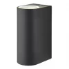 LAP Outdoor Up & Down Wall Light Black