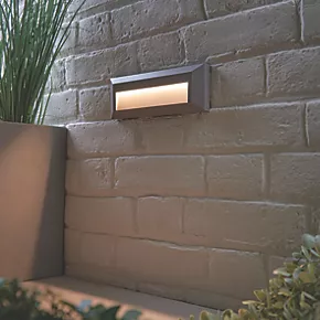 Saxby Pilot Outdoor LED Slim-Profile Brick Guide Light Grey 2W 65lm 5 Saxby Pilot Outdoor LED Slim-Profile Brick Guide Light Grey 2W 65lm - Image 5