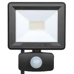 Luceco ECO Slimline Outdoor LED Floodlight With PIR Sensor Black 10W 800lm 3 Luceco ECO Slimline Outdoor LED Floodlight With PIR Sensor Black 10W 800lm -LightPro Shop 583KJ A1