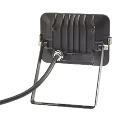 Brackenheath iSpot Outdoor LED Slimline Floodlight Black 20W 1800lm -LightPro Shop 584FH A2