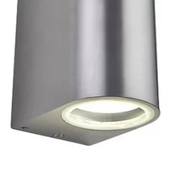 LAP Outdoor Up & Down Wall Light Brushed Aluminium -LightPro Shop 584JK A3