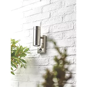 LAP Bronx Outdoor Up & Down Wall Light With PIR Sensor Stainless Steel 3 LAP Bronx Outdoor Up & Down Wall Light With PIR Sensor Stainless Steel - Image 3