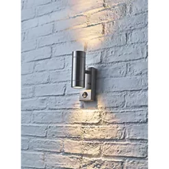 LAP Bronx Outdoor Up & Down Wall Light With PIR Sensor Stainless Steel 9 LAP Bronx Outdoor Up & Down Wall Light With PIR Sensor Stainless Steel -LightPro Shop 6213R A3