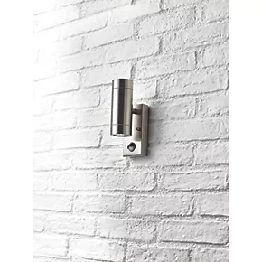 LAP Bronx Outdoor Up & Down Wall Light With PIR Sensor Stainless Steel 5 LAP Bronx Outdoor Up & Down Wall Light With PIR Sensor Stainless Steel - Image 5