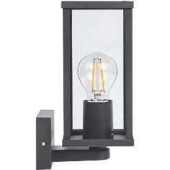 Luceco Outdoor LED Arm-Hung Decorative Wall Lantern Slate Grey 7W 810lm -LightPro Shop 632PV A2