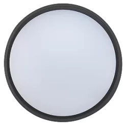 Luceco Eco Indoor & Outdoor Round LED Decorative Bulkhead Black / White 10W 700lm -LightPro Shop 701JK A2
