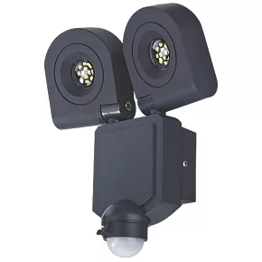 LAP Dryden-2 Outdoor LED Floodlight With PIR Sensor Charcoal 20W 1900lm 2 LAP Dryden-2 Outdoor LED Floodlight With PIR Sensor Charcoal 20W 1900lm - Image 2