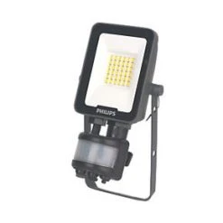 Philips Ledinaire Outdoor LED Floodlight With PIR & Photocell Sensor Grey 10W 1200lm