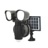 Luceco Outdoor LED Solar Wall Light With PIR Sensor Black 400lm