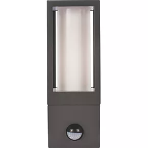 Luceco LEXDCLGUGP-01 Outdoor Decorative External Wall Light With PIR & Photocell Sensor Slate Grey 2 Luceco LEXDCLGUGP-01 Outdoor Decorative External Wall Light With PIR & Photocell Sensor Slate Grey - Image 2