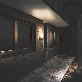 Luceco LEXDCLGUGP-01 Outdoor Decorative External Wall Light With PIR & Photocell Sensor Slate Grey 6 Luceco LEXDCLGUGP-01 Outdoor Decorative External Wall Light With PIR & Photocell Sensor Slate Grey - Image 6