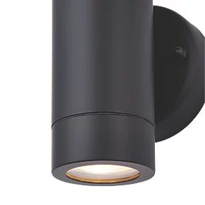LAP Bronx Outdoor Up & Down Wall Light Black 2 LAP Bronx Outdoor Up & Down Wall Light Black - Image 2