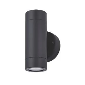 LAP Bronx Outdoor Up & Down Wall Light Black 1 LAP Bronx Outdoor Up & Down Wall Light Black
