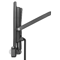 Luceco ECO Slimline Outdoor LED Floodlight With PIR Sensor Black 50W 4000lm -LightPro Shop 887KJ A2