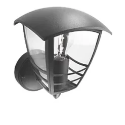 Philips Creek Outdoor Up Wall Light Black