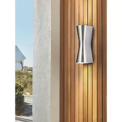 Coast Skye Outdoor Wall Light Brushed Aluminum -LightPro Shop 913KJ A3