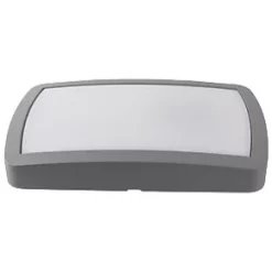 LAP Indoor & Outdoor Rectangular LED Bulkhead Dark Grey 11W 600lm