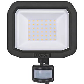 Luceco Castra Outdoor LED Floodlight With PIR Sensor Black 30W 3000lm 2 Luceco Castra Outdoor LED Floodlight With PIR Sensor Black 30W 3000lm - Image 2