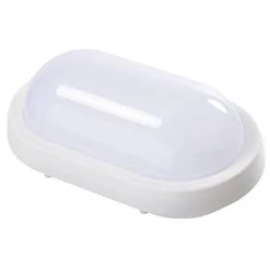LAP Outdoor Oval LED Bulkhead White 8W 900lm