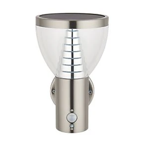 LAP Galaxy Outdoor LED Solar-Powered Wall Light With PIR & Photocell Sensor Brushed Stainless Steel 400lm 3 LAP Galaxy Outdoor LED Solar-Powered Wall Light With PIR & Photocell Sensor Brushed Stainless Steel 400lm - Image 3
