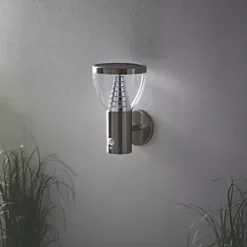 LAP Galaxy Outdoor LED Solar-Powered Wall Light With PIR & Photocell Sensor Brushed Stainless Steel 400lm 11 LAP Galaxy Outdoor LED Solar-Powered Wall Light With PIR & Photocell Sensor Brushed Stainless Steel 400lm -LightPro Shop 950PG A5