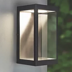 LAP Angel Outdoor LED Rectangular Frame Lantern Black 11W 400lm 9 LAP Angel Outdoor LED Rectangular Frame Lantern Black 11W 400lm -LightPro Shop 983PG A3
