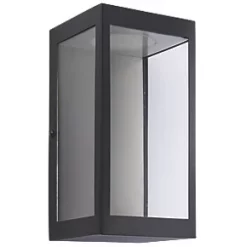 LAP Angel Outdoor LED Rectangular Frame Lantern Black 11W 400lm